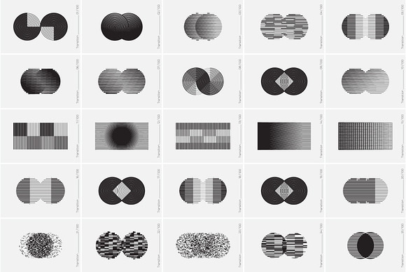 100 Transition Shapes in Objects - product preview 1
