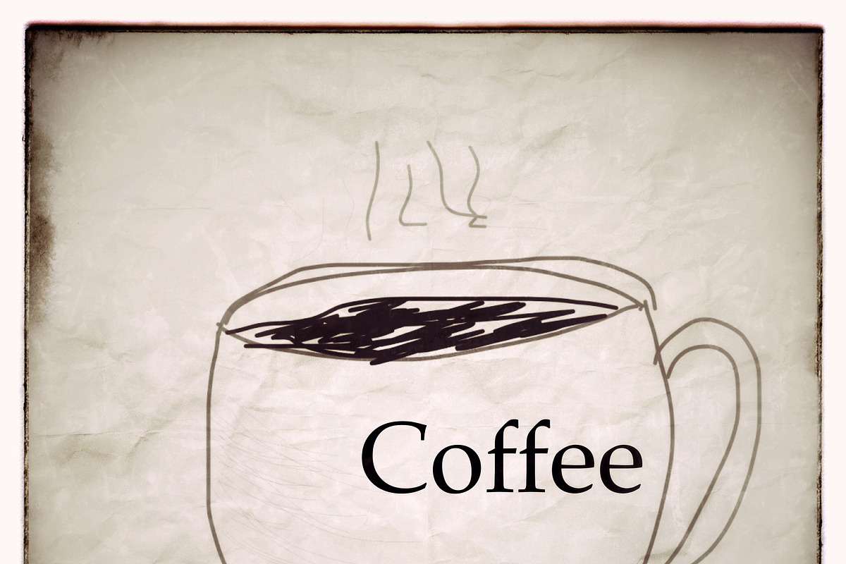 Coffee hand drawing in Illustrations - product preview 8