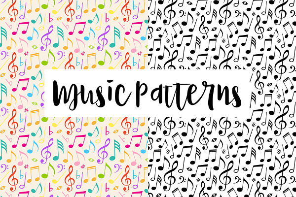Musical Seamless Patterns