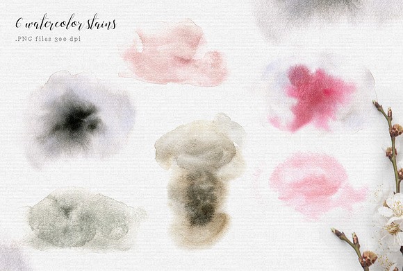 Mavra. Watercolor graphic set in Illustrations - product preview 7