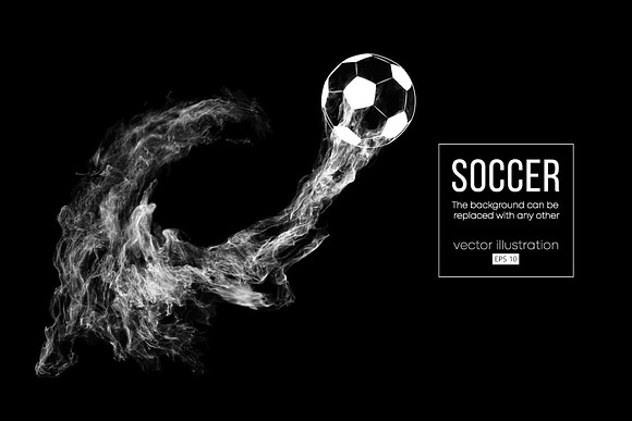 Abstract soccer ball. Vector in Illustrations - product preview 1