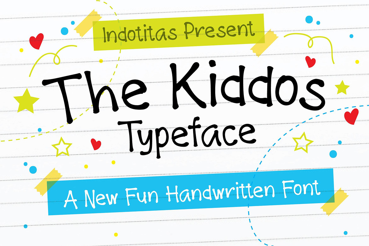 The Kiddos Typeface in Display Fonts - product preview 8
