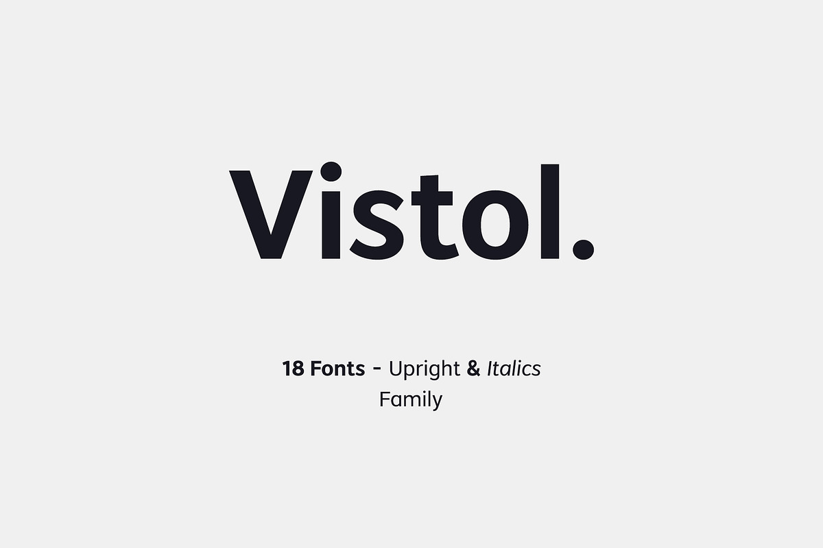 Vistol Sans Latin Pro Family in Sans-Serif Fonts - product preview 8