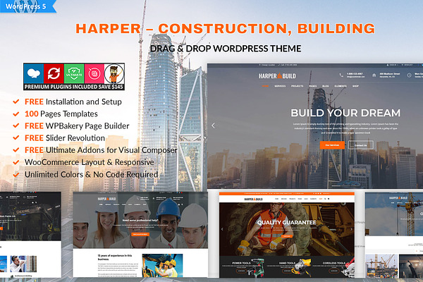 Harper – Construction Building Theme