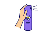 Air freshener color icon