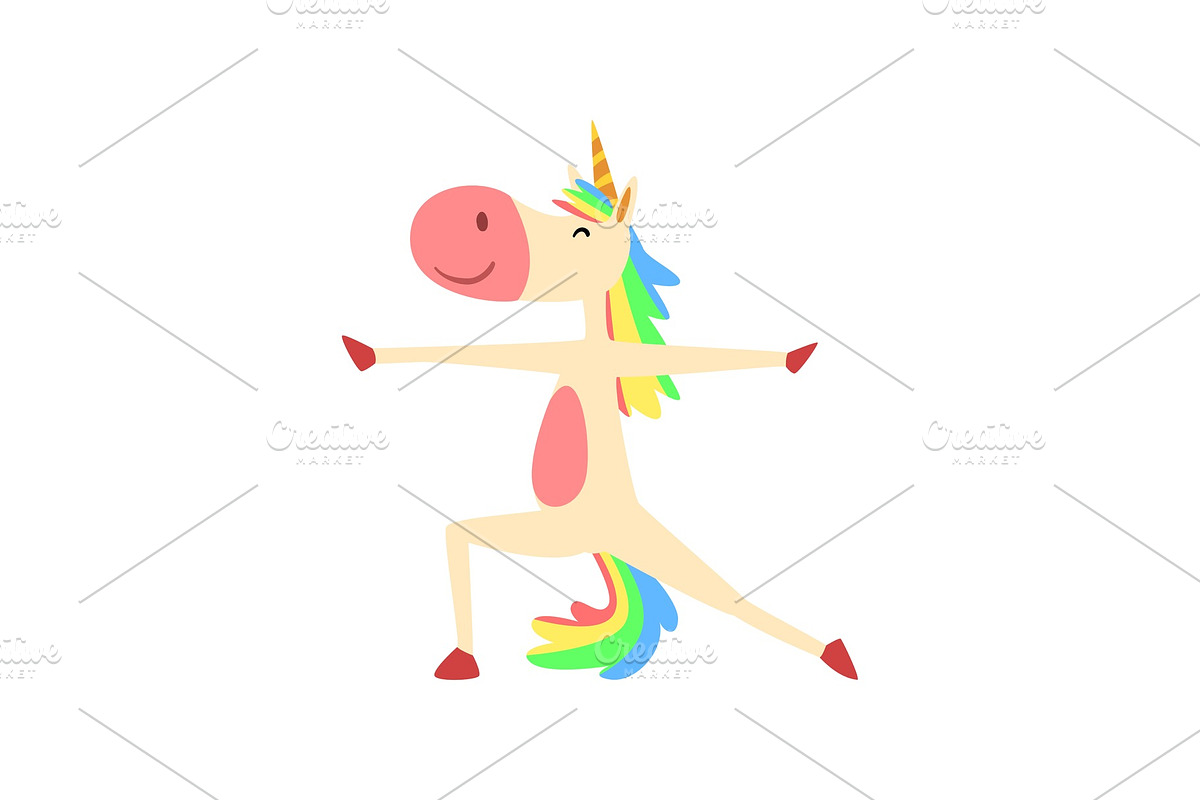 Funny Unicorn in Hero Position in Illustrations - product preview 8