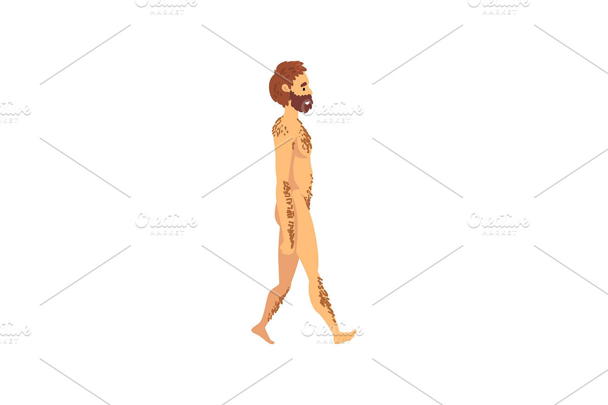 Male Cro Magnon, Biology Human in Illustrations - product preview 8