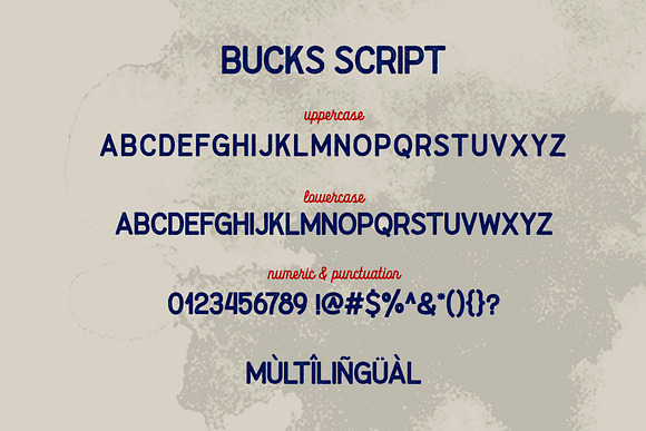Bucks in Script Fonts - product preview 5
