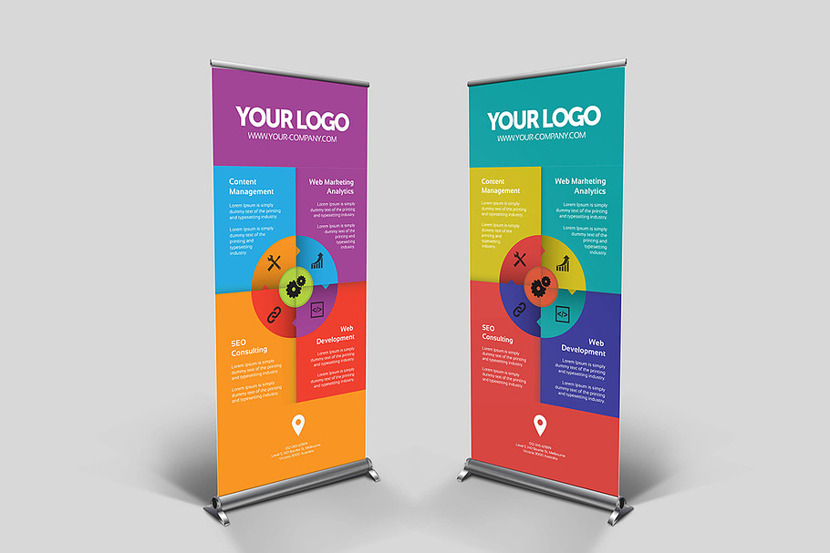 Business Roll-up Banner - nex in Presentation Templates - product preview 8