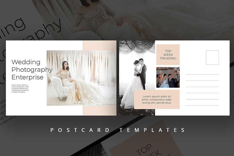 Wedding Photography Postcard in Postcard Templates - product preview 8