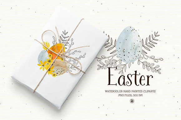 Easter - Watercolor Set in Illustrations - product preview 4