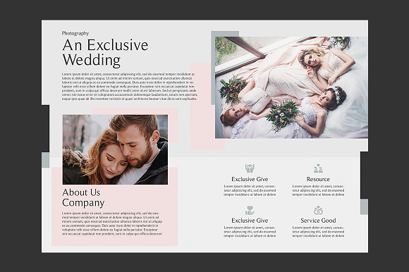 Wedding Photography Brochures in Brochure Templates - product preview 4
