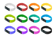 Isometric fitness bracelet or