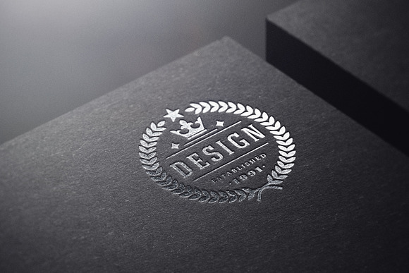 Logo Mockup Silver & Gold - 2 Styles in Branding Mockups - product preview 2