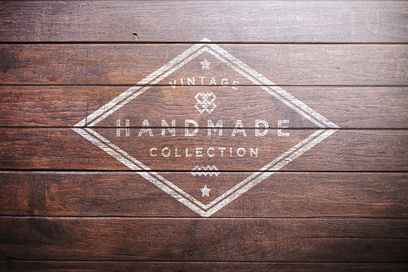 Logo Mockup Wood - 2 Styles in Branding Mockups - product preview 2