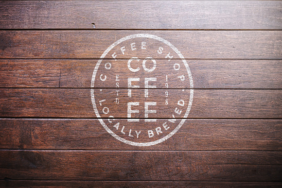 Logo Mockup Wood - 2 Styles in Branding Mockups - product preview 4