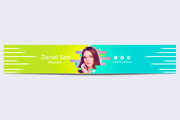 Youtube Channel Art Banner Bundle in YouTube Templates - product preview 5