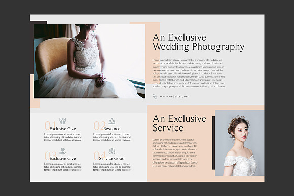 Wedding Photography Brochures in Brochure Templates - product preview 2
