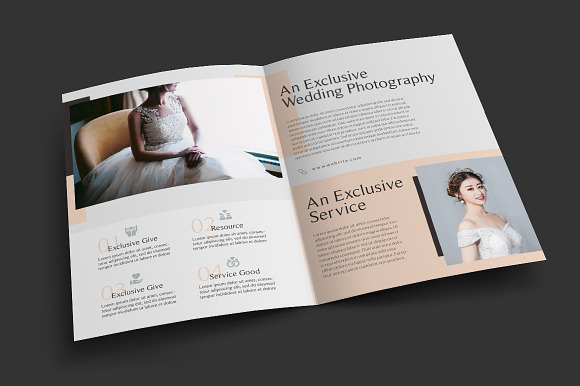 Wedding Photography Brochures in Brochure Templates - product preview 4