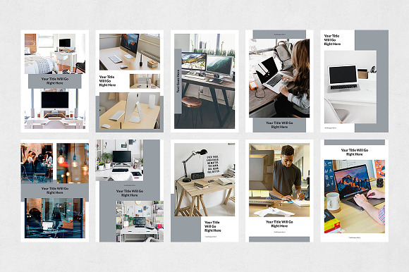 Office Pinterest Posts in Pinterest Templates - product preview 7