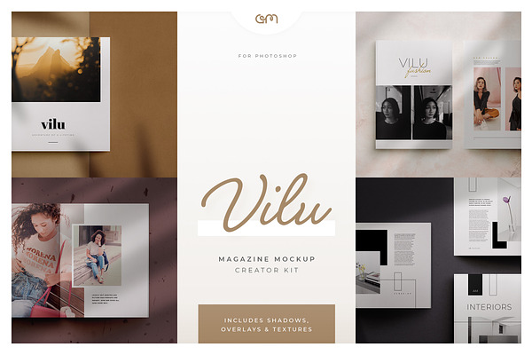 Vilu - Magazine Mockup Creator Kit