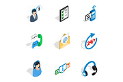 All day customer support icons