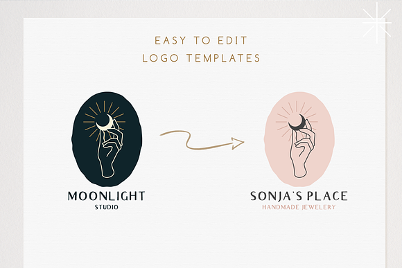 20 Hands & Logo Templates in Logo Templates - product preview 1