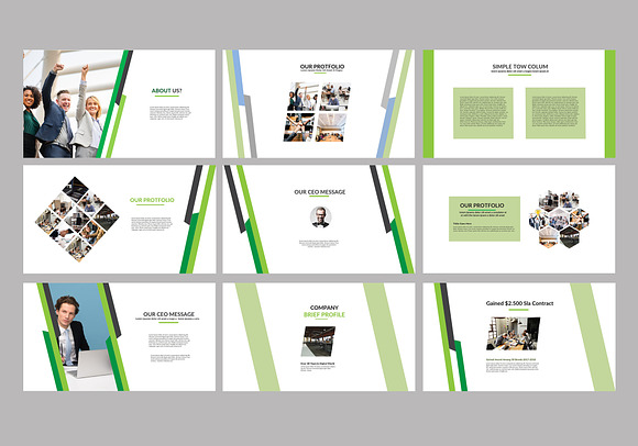 Corporate Power point Presentation in Presentation Templates - product preview 4