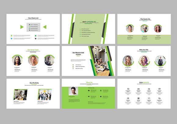 Corporate Power point Presentation in Presentation Templates - product preview 6