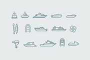 15 Boat Icons