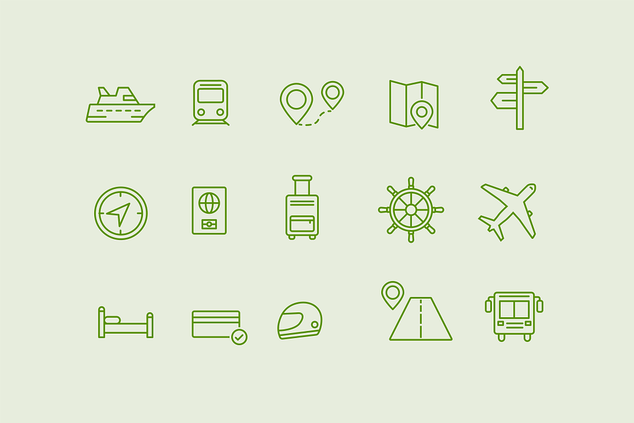 15 Journey Icons in Icons - product preview 8