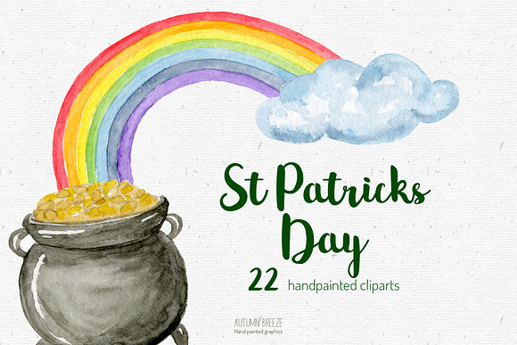 St Patricks day clipart in Illustrations - product preview 1