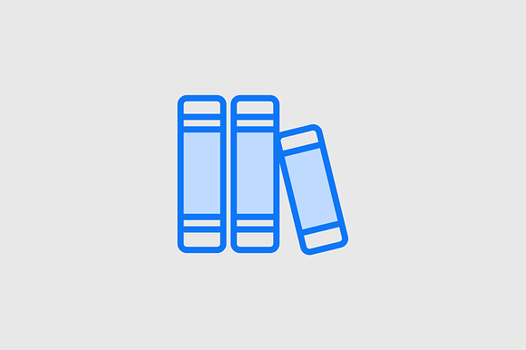 15 Library Icons in Icons - product preview 1