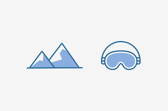 15 Skiing Snowboarding Icons in Icons - product preview 1