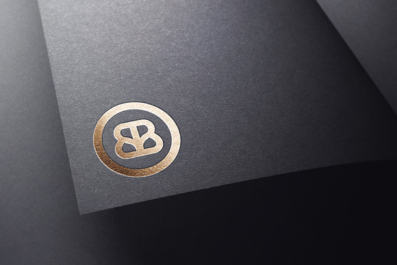 Logo Mockup Silver & Gold - 1 Style in Branding Mockups - product preview 3