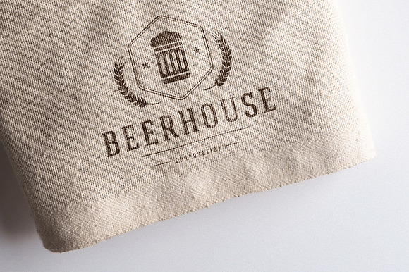 Logo Mockup Textile - 1 Style in Branding Mockups - product preview 1