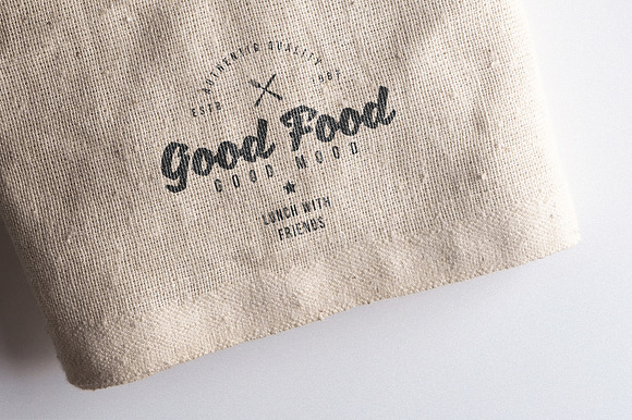 Logo Mockup Textile - 1 Style in Branding Mockups - product preview 5