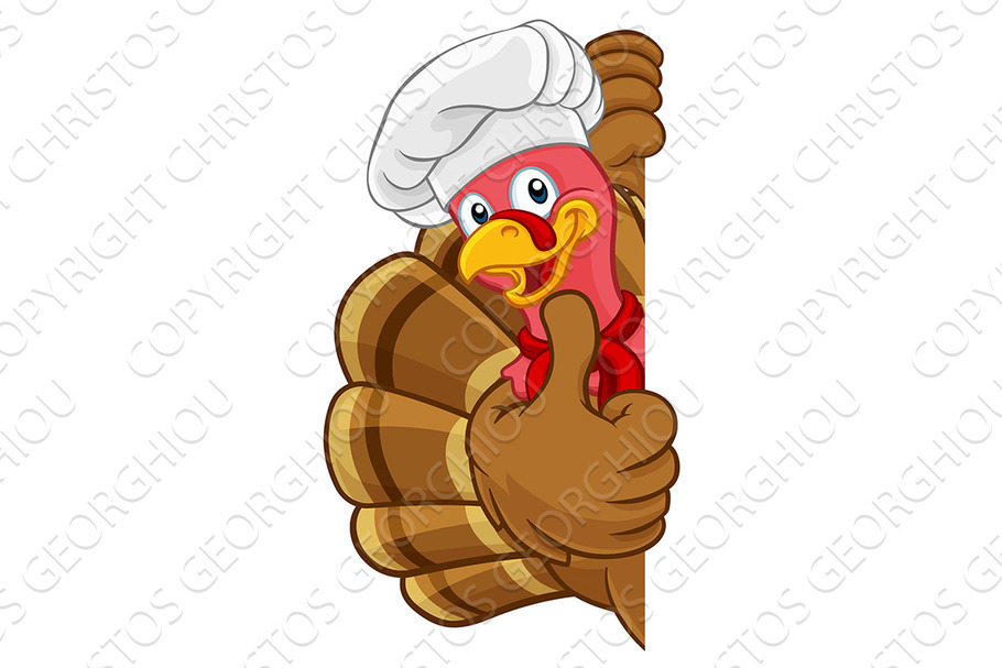 Turkey Chef Thanksgiving or