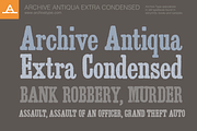 Archive Antiqua Extra Condesed