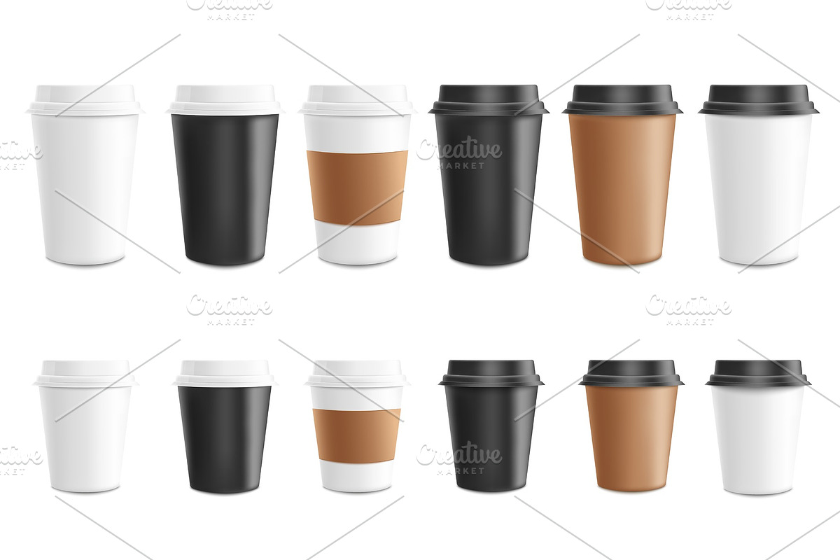 Coffee to go mockup vector in Illustrations - product preview 8