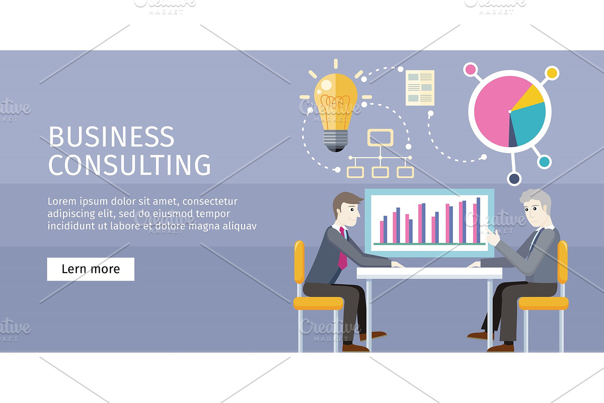 Business Consulting Concept Vector in Illustrations - product preview 8