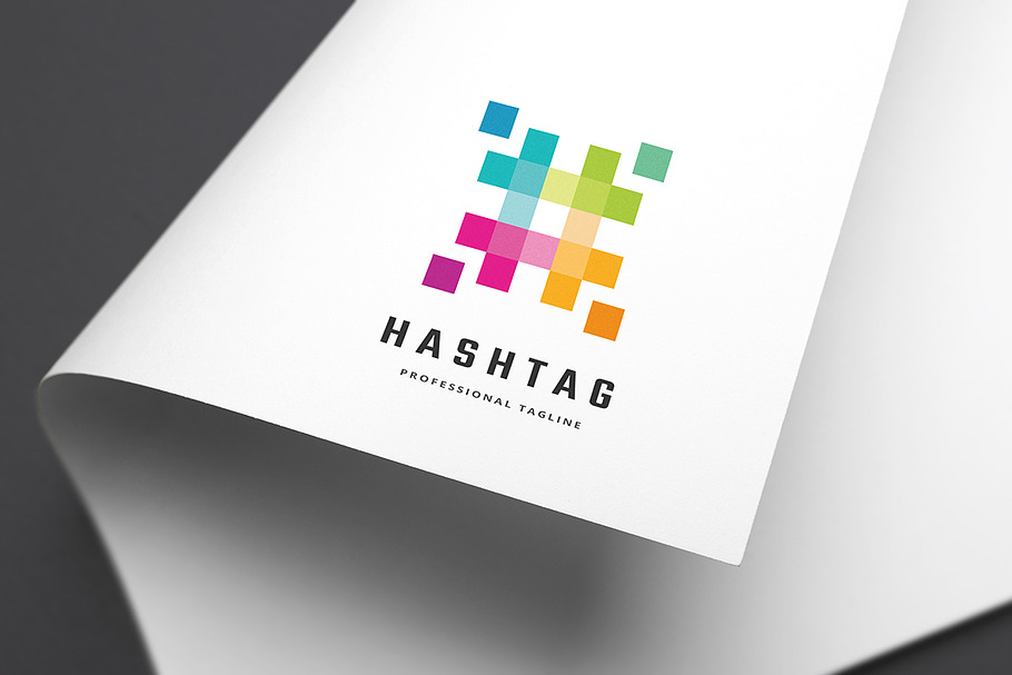 Hashtag Square Logo