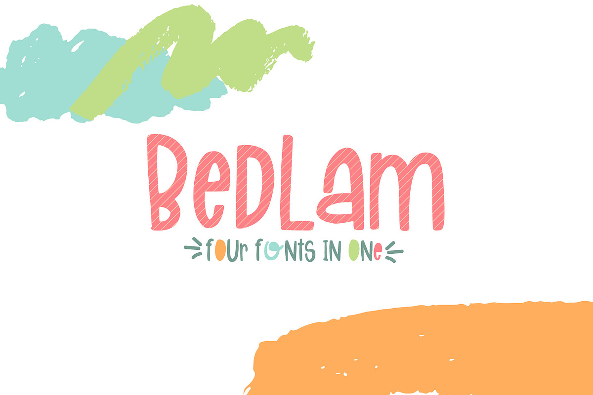 Bedlam + Bedlam Hatch in Display Fonts - product preview 8