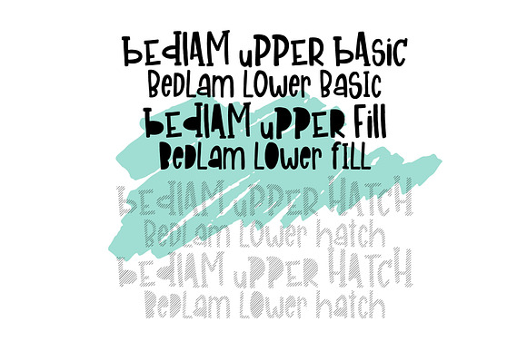 Bedlam + Bedlam Hatch in Display Fonts - product preview 1
