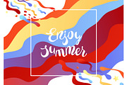 Enjoy summer illustration.