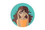 Young Woman Avatar Icon