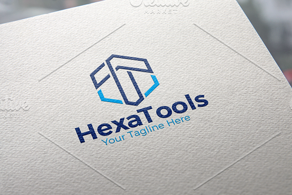 Hexagonal | Letter T Logo
