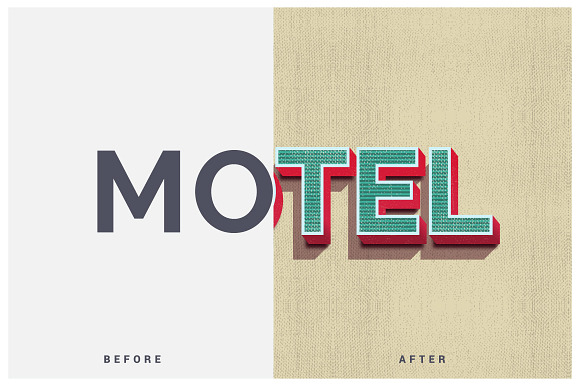 Vintage Text Effects (Illustrator) in Add-Ons - product preview 1
