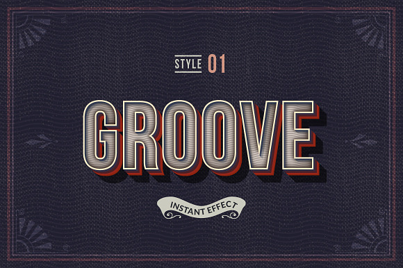 Vintage Text Effects (Illustrator) in Add-Ons - product preview 2