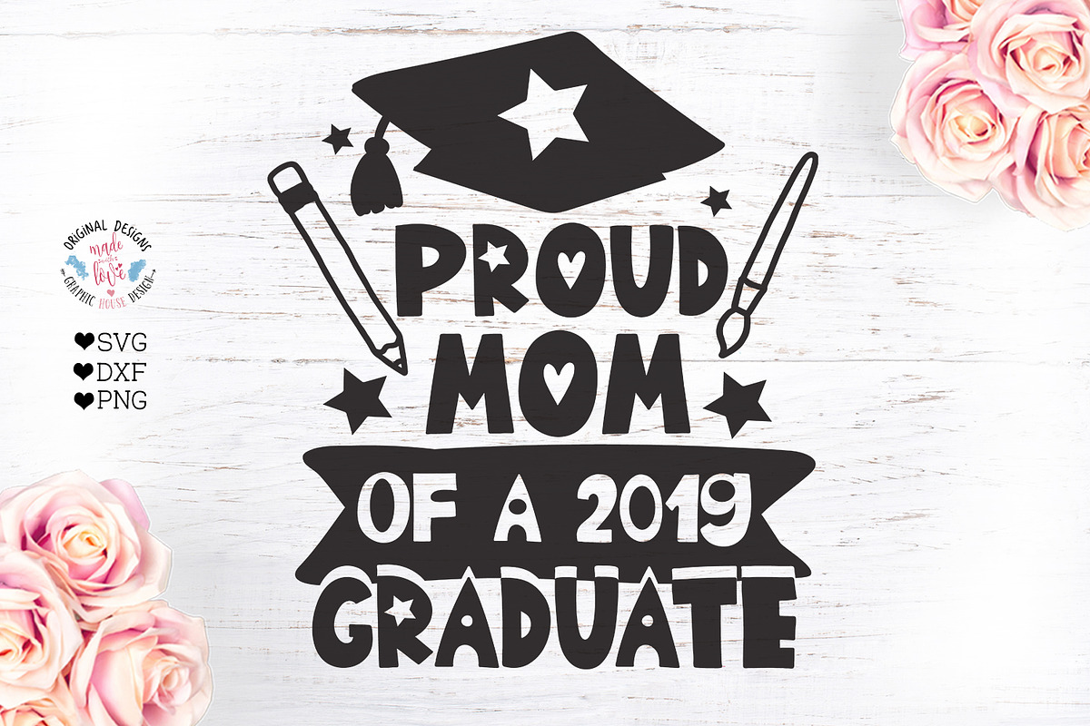 Proud Mom of a 2019 Graduate in Illustrations - product preview 8
